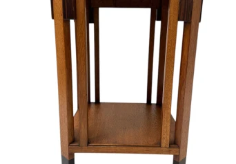 Art Deco Modernist Pedestal by Anton Lucas for N.V. Meubelkunst Leiden, 1920s